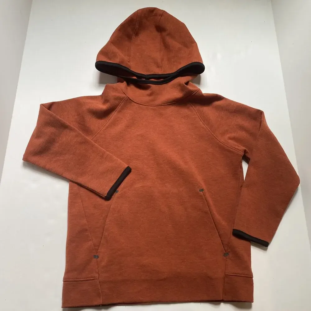 Old Navy Rust Burnt Orange Active Dynamic Tech Hoodie